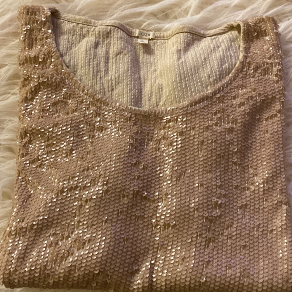 J. CREW sequins  top